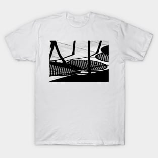 Sidewalk Cafe Shadows T-Shirt